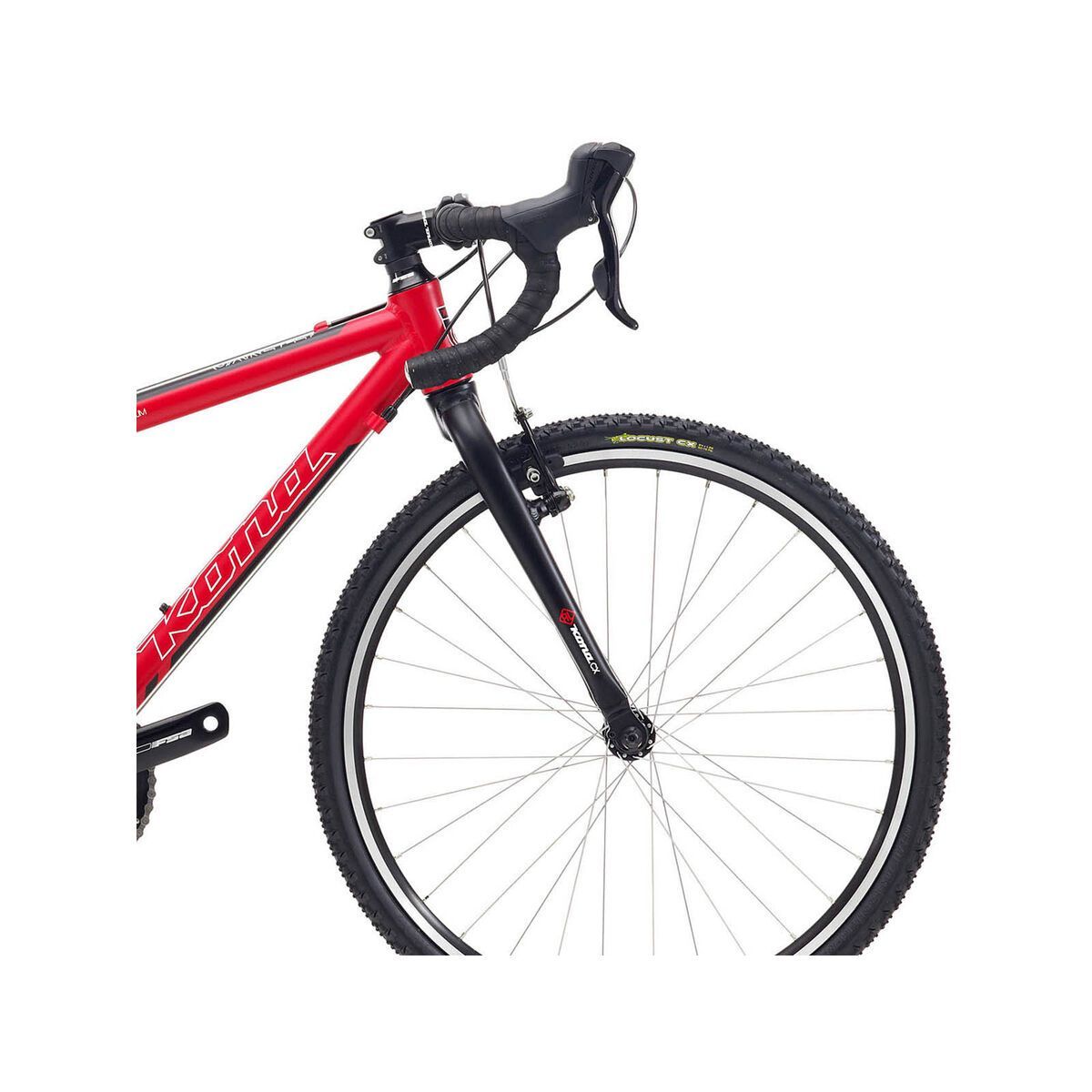 Kona Jake 24, Matt Rad Racing Red w/Black & White - Bild 5