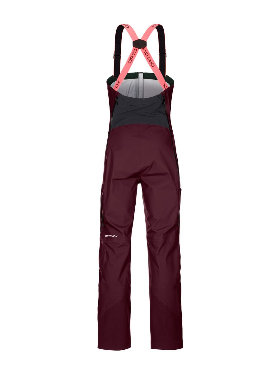 Ortovox 3L Deep Shell Bib Pants W, dark wine - Bild 1