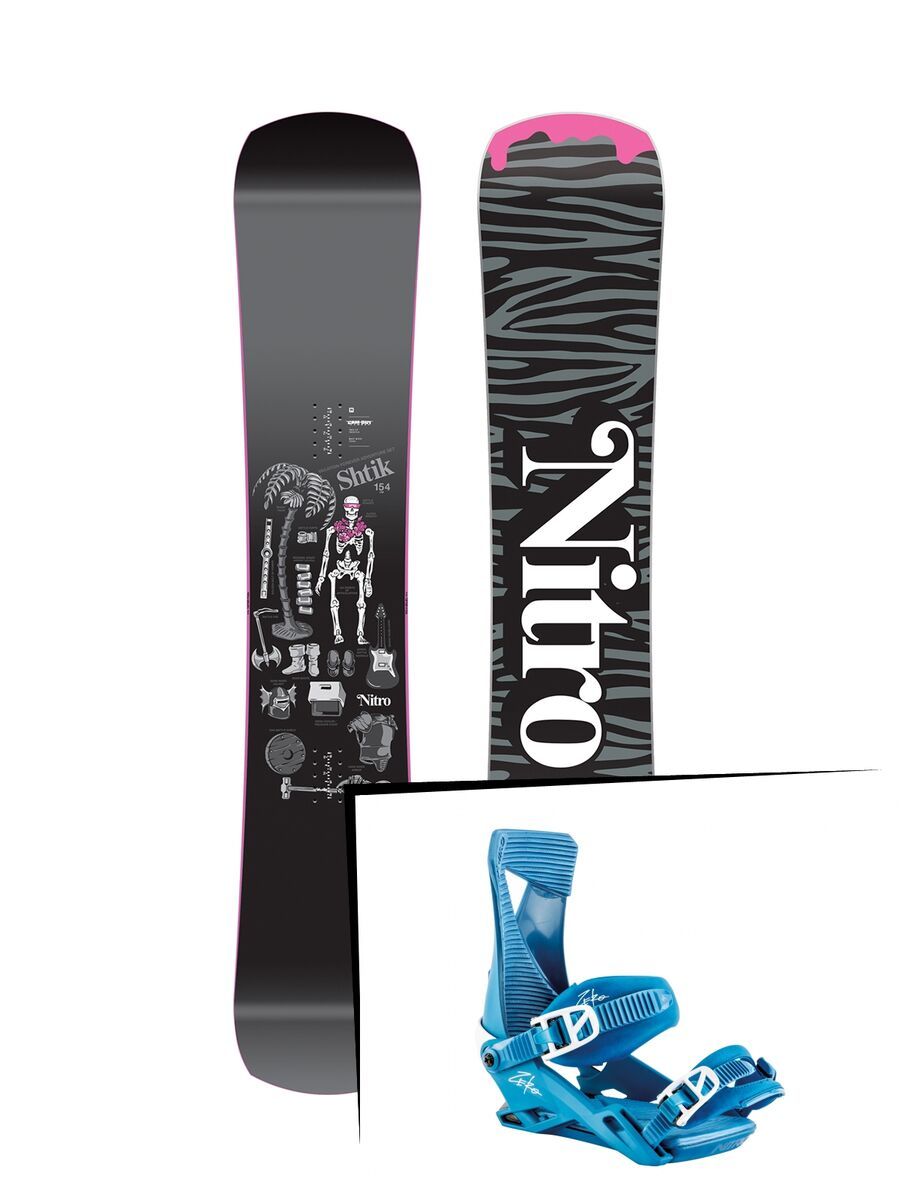 Set: Nitro SHtik 2019 + Nitro Zero blue bird - Bild 1