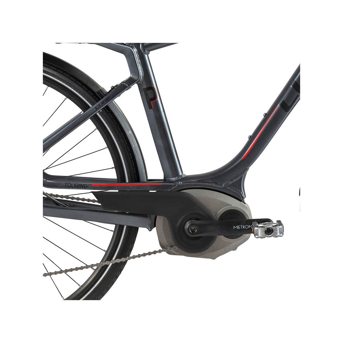 Cube Touring Hybrid Pro, anthrazit/black/red - Bild 3