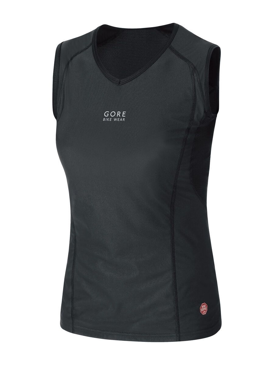 Gore Bike Wear Base Layer Windstopper Lady Singlet, black - Bild 1