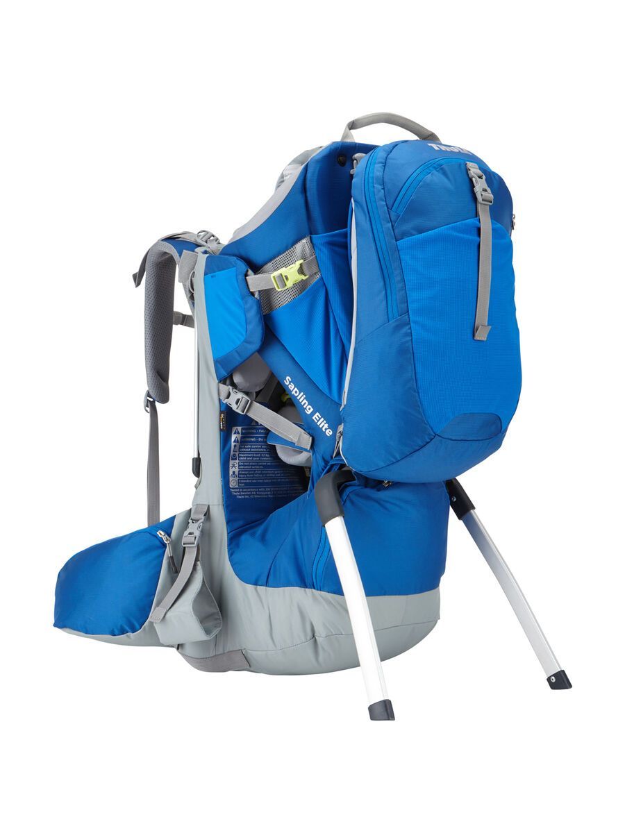 Thule Sapling Elite Kraxe outlets in cobalt/blau mit Regenschutz