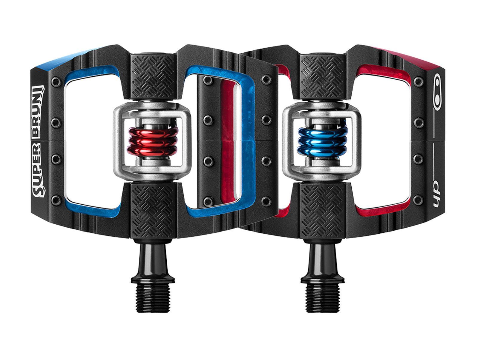 Crankbrothers Mallet DH SuperBruni Edition, black/red/blue - Bild 3