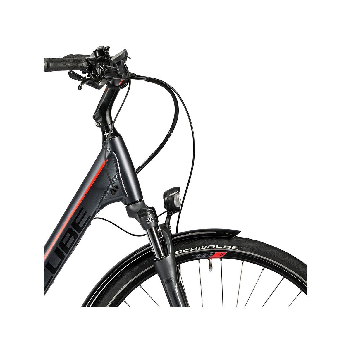 Cube Touring Hybrid 500 Easy Entry, grey´n´red - Bild 5