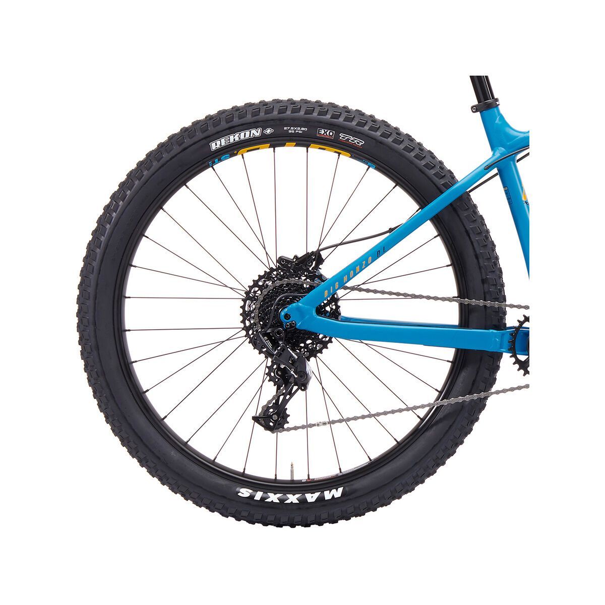 Kona Big Honzo DL, matt dark cyan w/ yellow & black decals - Bild 5