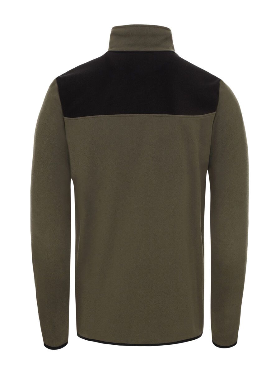The North Face Men's Tka Glacier Snap-Neck Pullover, new taupe green/tnf black - Bild 2