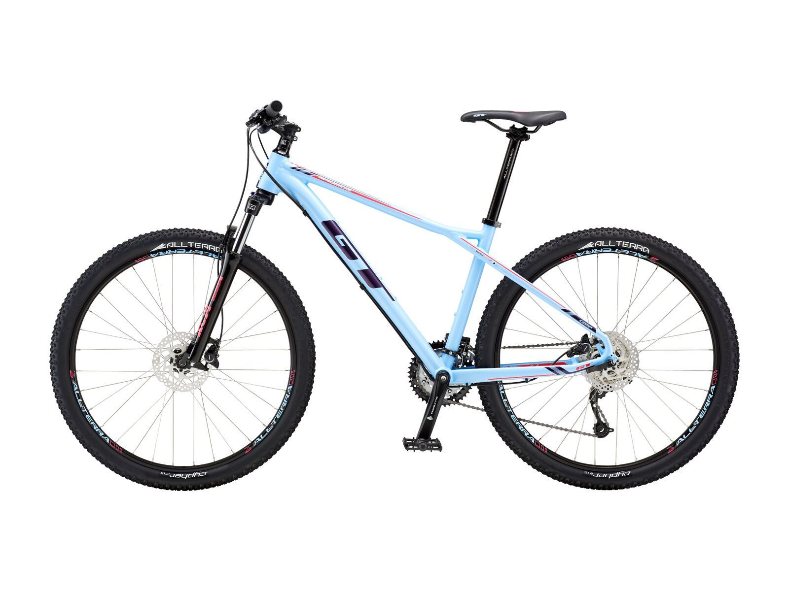 GT Avalanche Comp Womens, gloss skyblue w/ deep plum & hot pink - Bild 2