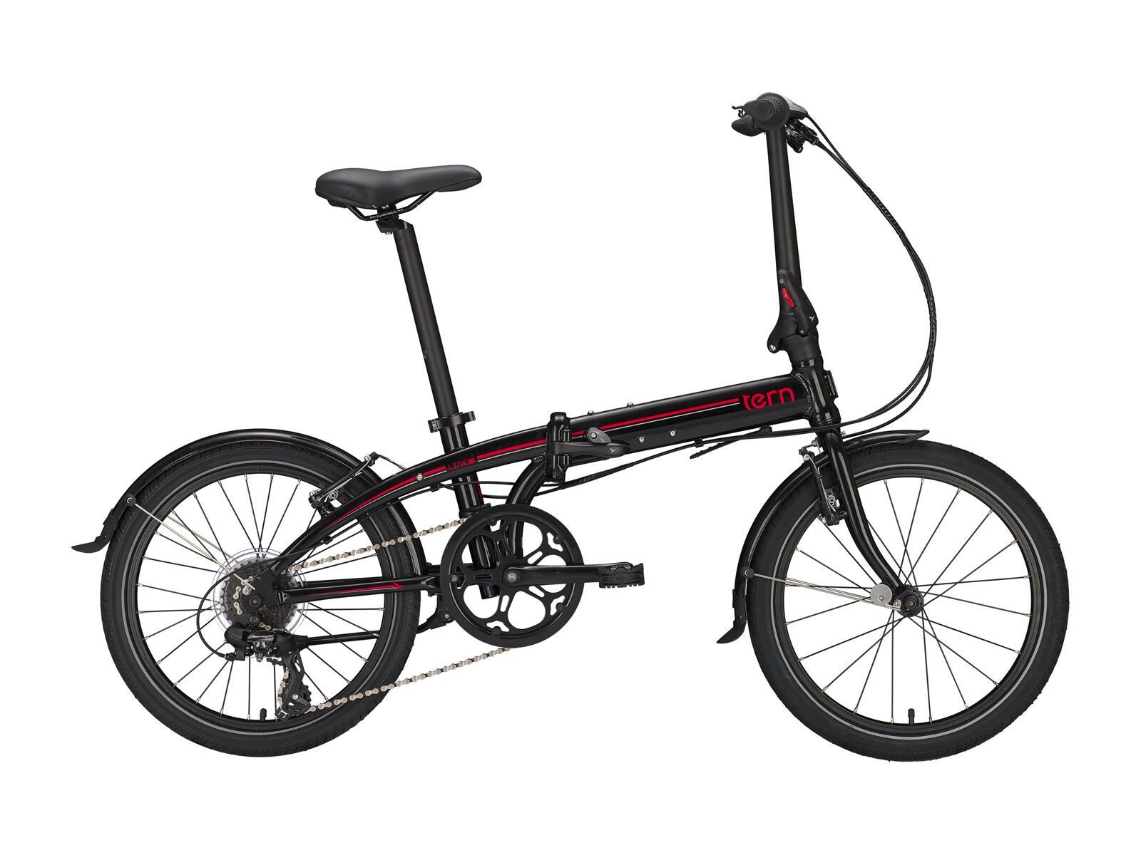 Tern Link C8 - ohne Beleuchtung, black/red - Bild 1