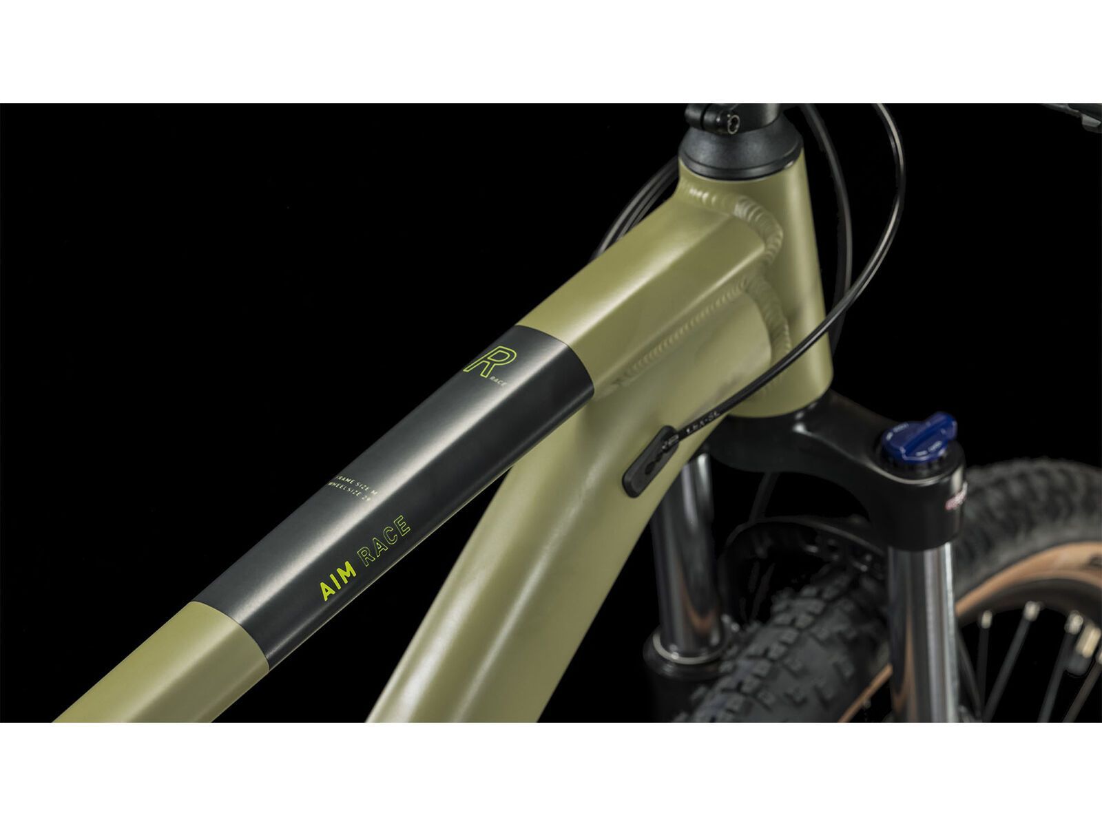 Cube Aim Race 27.5, olive´n´black - Bild 3