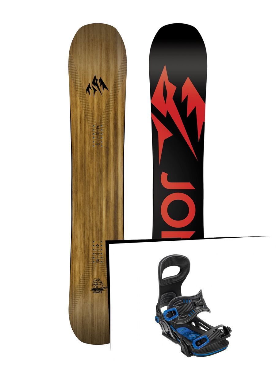 Set: Jones Flagship Wide 2019 + Bent Metal Transfer black - Bild 1