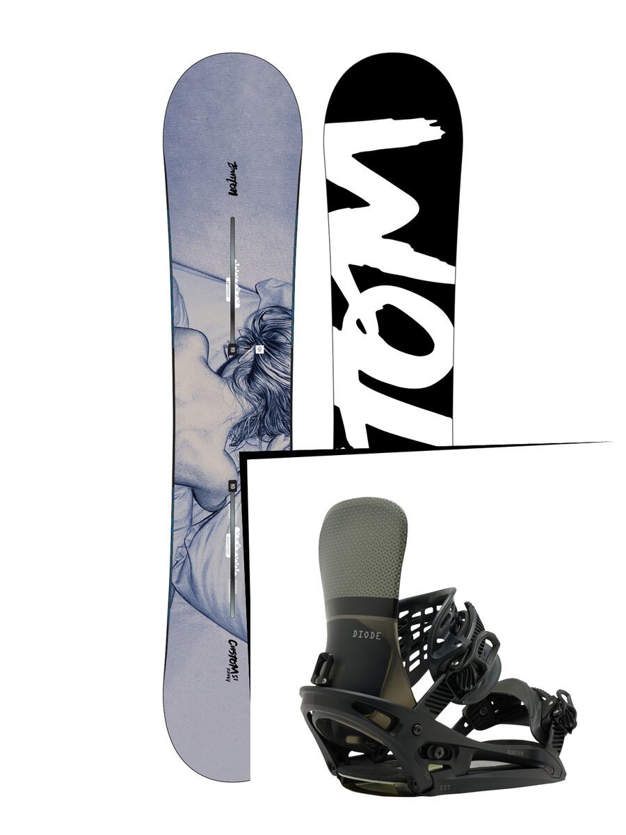 Burton Set: Custom Twin Flying V 2016 + Burton Diode EST - Bild 1