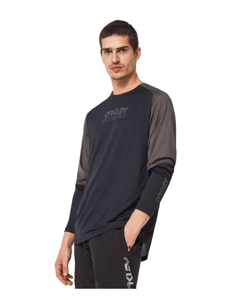 Oakley Factory Pilot MTB LS Jersey II, black/forged iron - Bild 5
