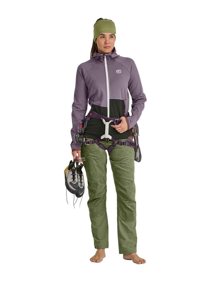 Ortovox Merino Fleece Rib Hoody W, wild berry - Bild 3