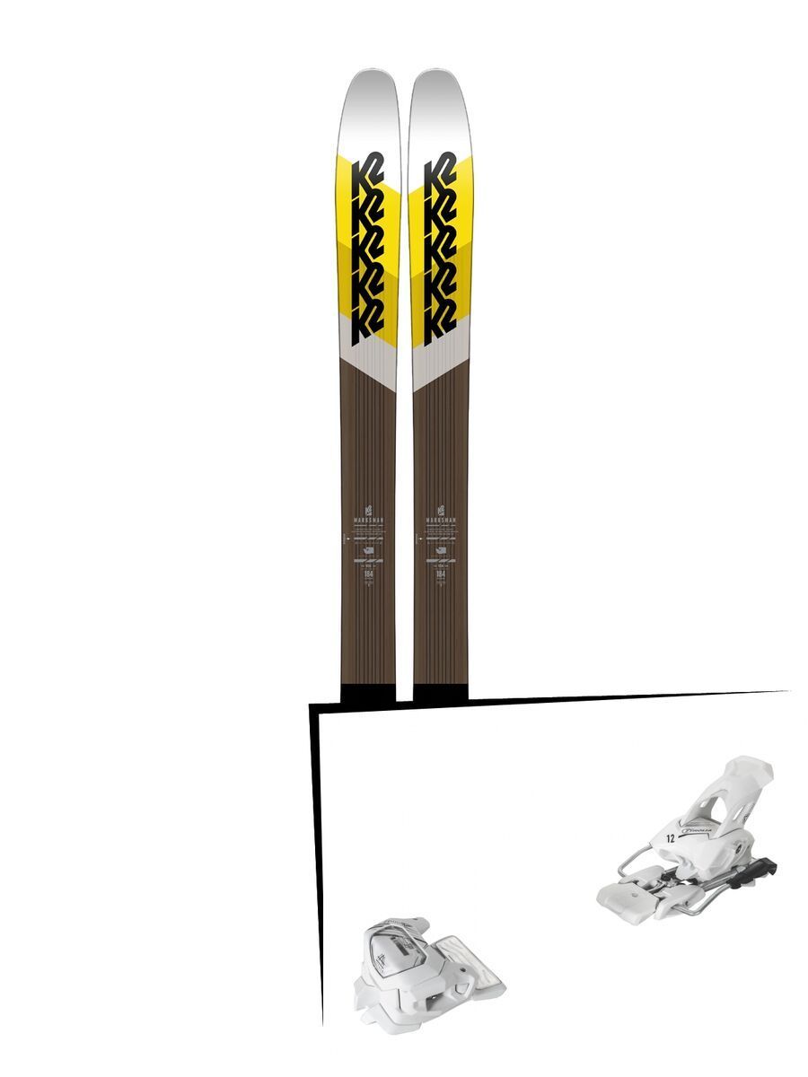 Set: K2 SKI Marksman 2018 + Tyrolia Attack² 12 GW matt white - Bild 1
