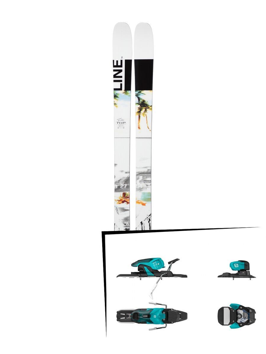 Set: Line Tom Wallisch Pro 2019 + Salomon Warden 11 turquoise/black - Bild 1