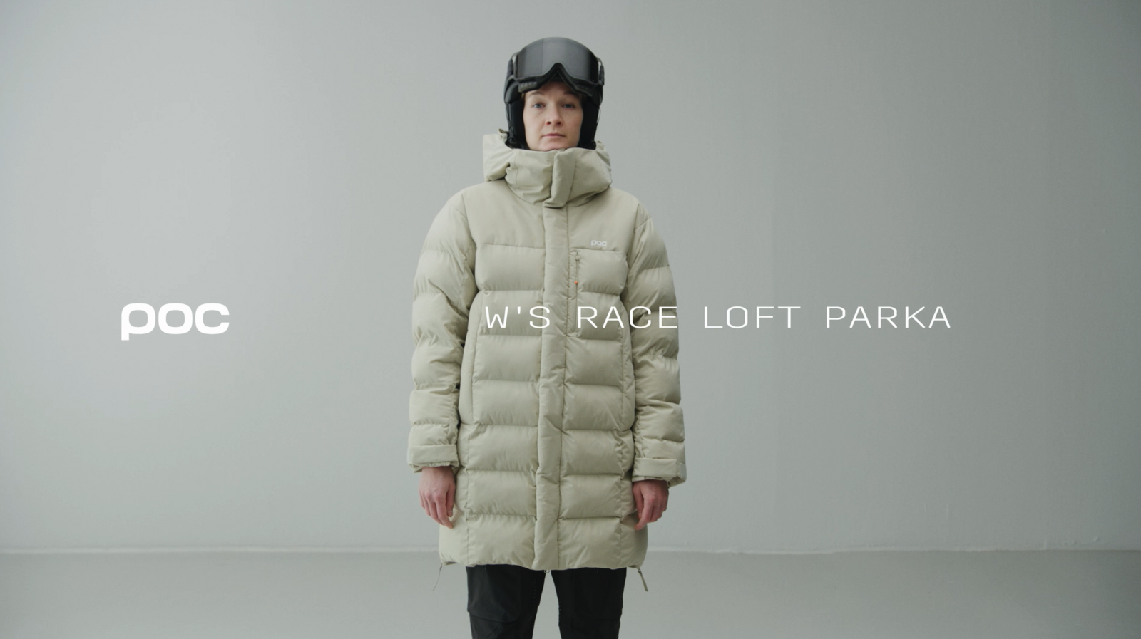 POC W's Race Loft Parka, uranium black - Video 3