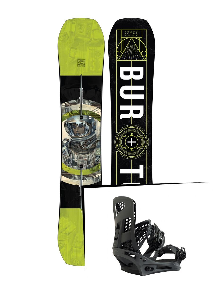 Set: Burton Paramount 2019 + Burton Genesis X black matte - Bild 1