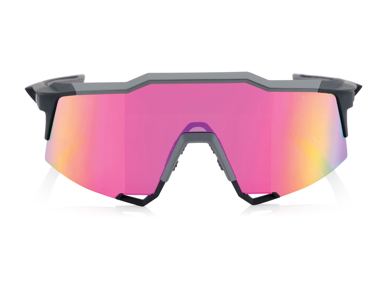 100% Speedcraft, graphite/Lens: purple multilayer mirror - Bild 2