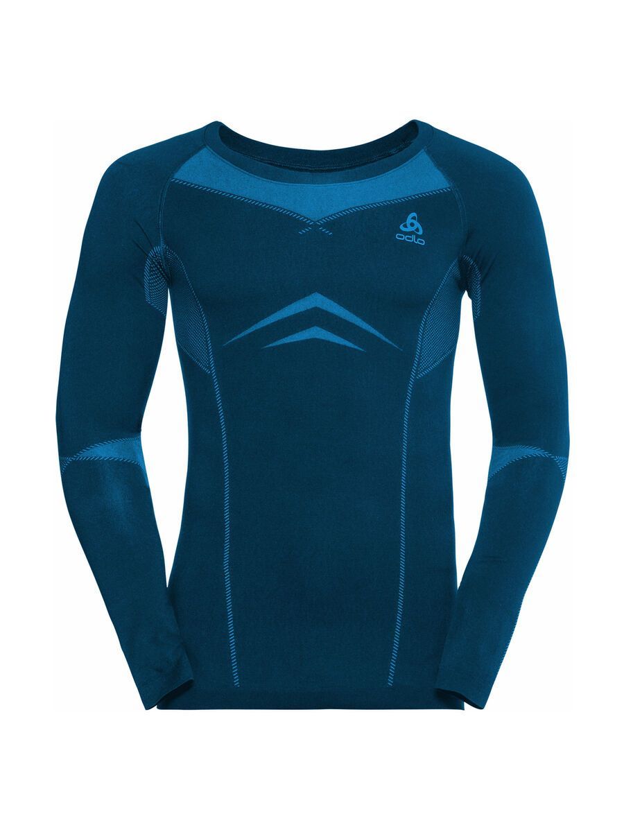 Odlo Set Long Performance Evolution Warm, poseidon/blue jewel - Bild 3