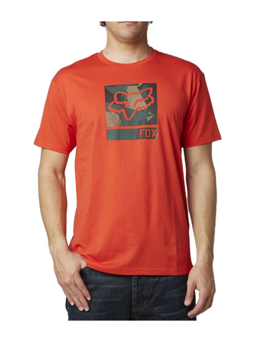 Fox Grisler SS Tee, blood orange - Bild 1