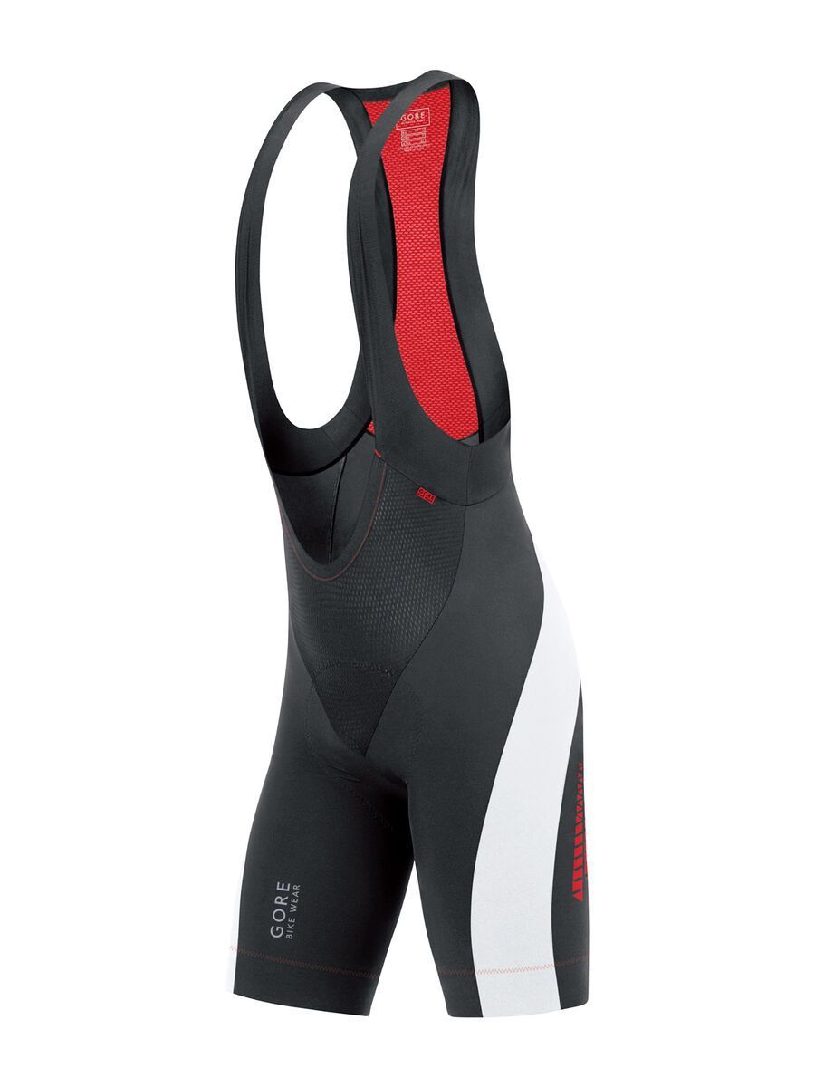 Gore Bike Wear Xenon Race Trägerhose kurz+, black/white - Bild 1