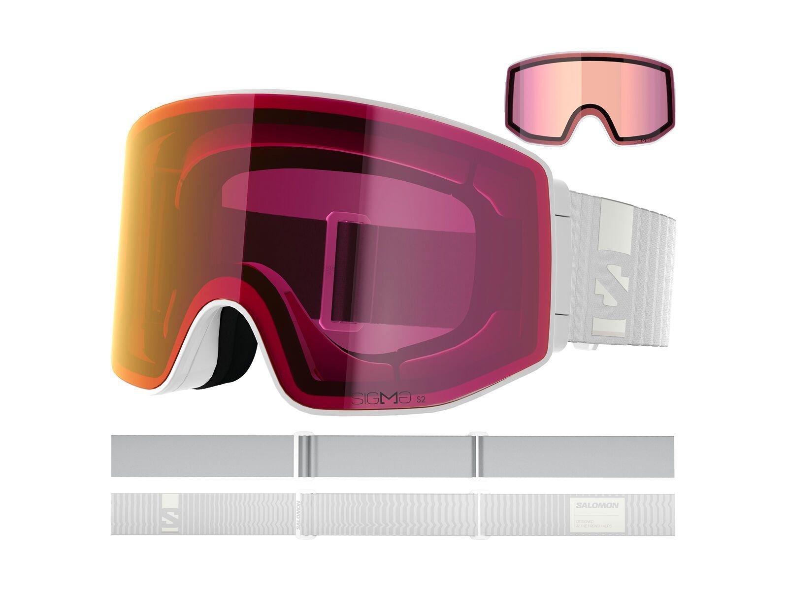 Salomon Sentry Prime + WS, Sigma Poppy Red / white - Bild 5