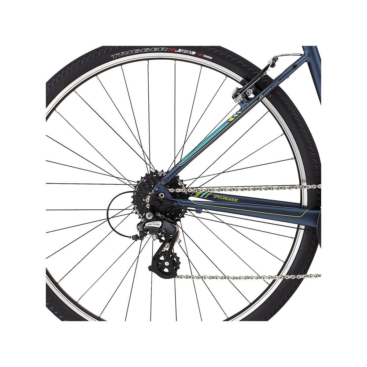 Specialized Ariel Step Through, satin navy/light pearl turquoise/pearl hyper green - Bild 4