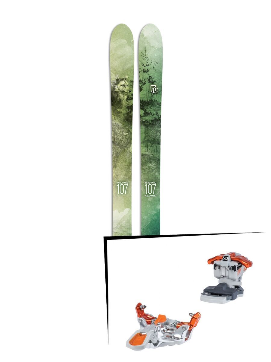 Set: Icelantic Vanguard 107 2017 + G3 Ion LT 12 (1716249) - Bild 1