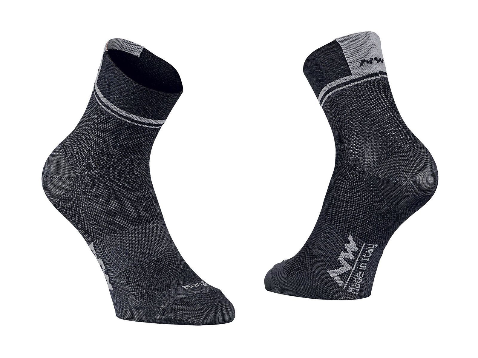 Northwave Logo 2 Socks, black/grey | Bild 1