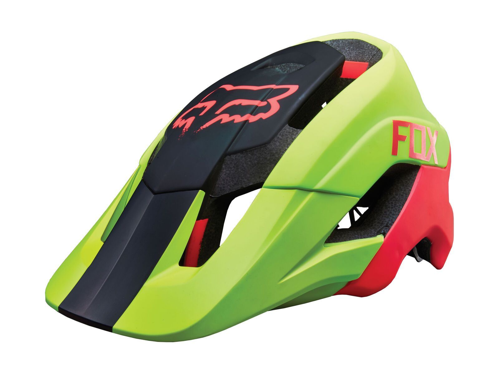 Fox Metah Graphics Helmet, flow yellow - Bild 1