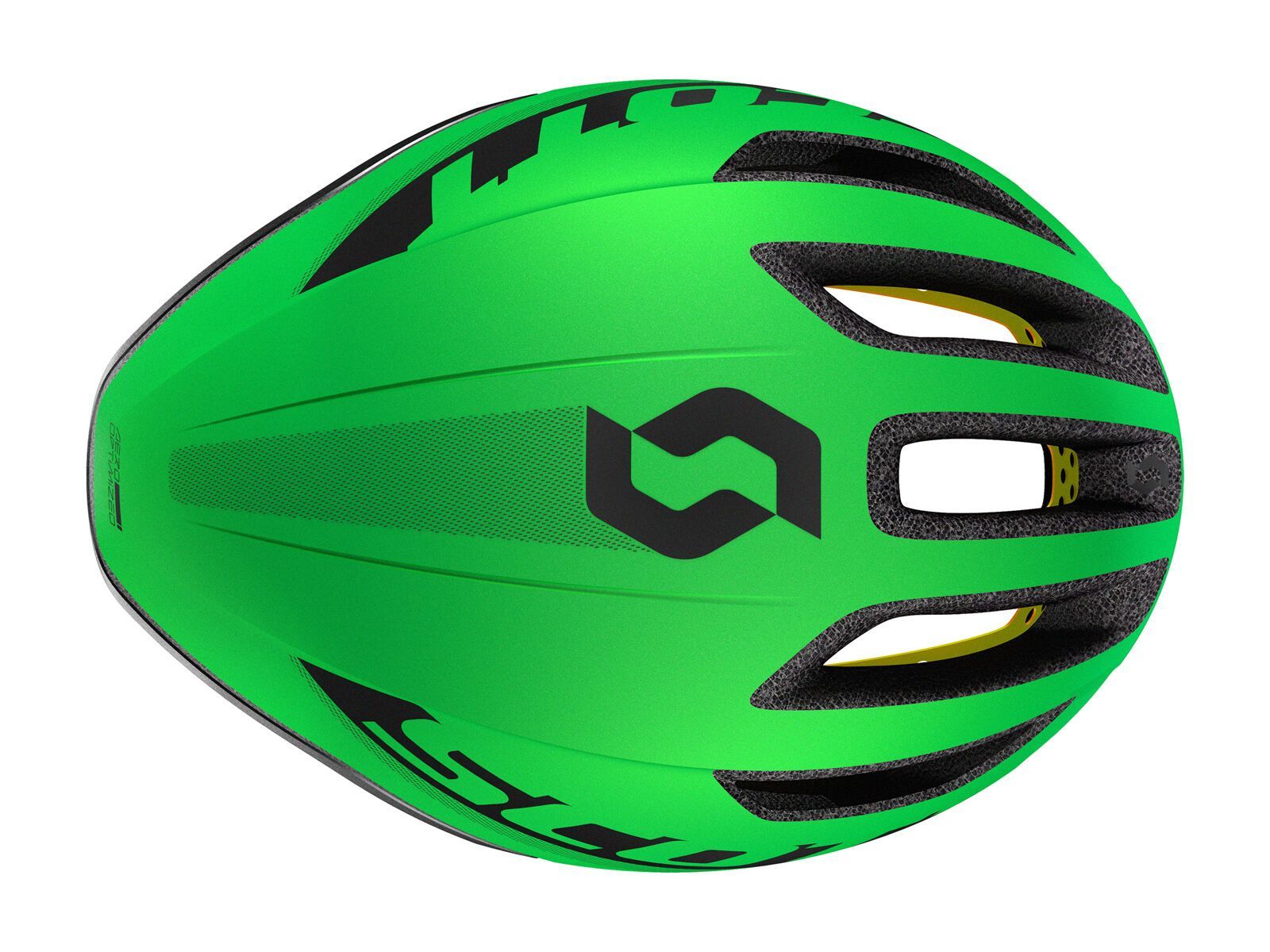 Scott Cadence Plus Helmet, green flash/black - Bild 3