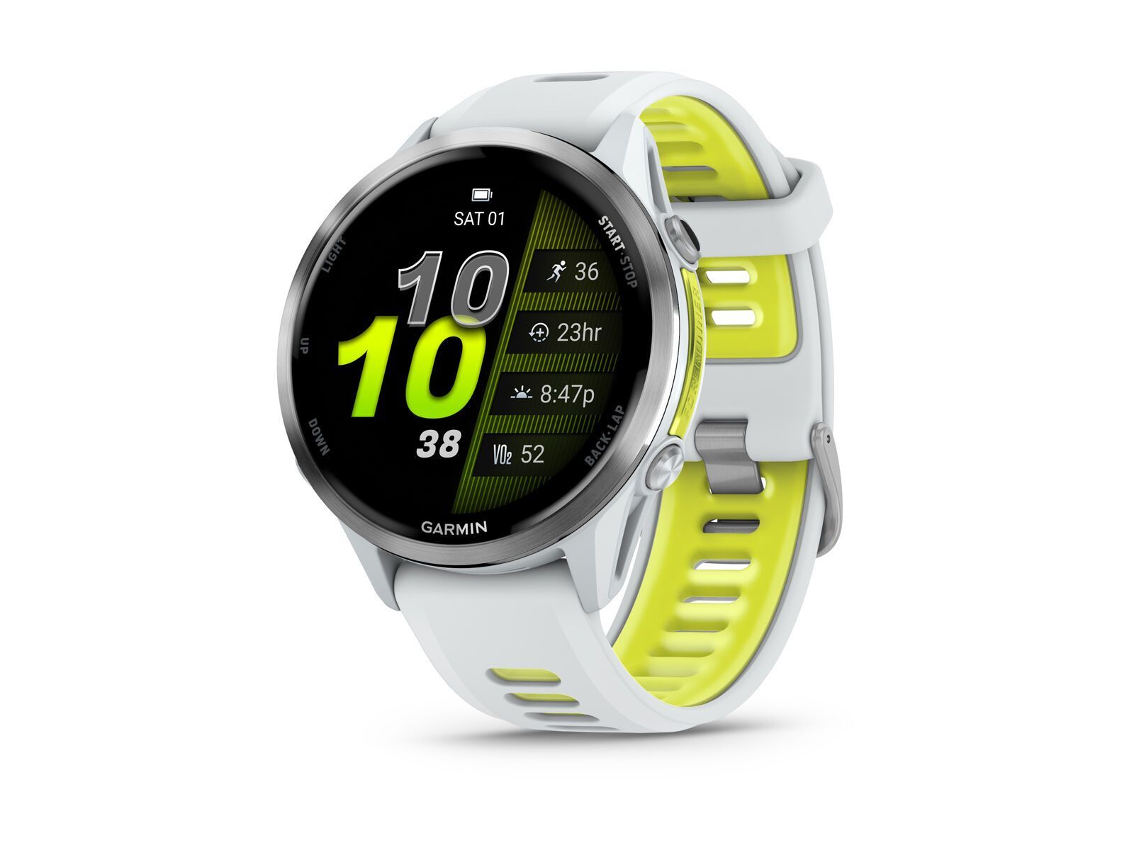 Garmin Forerunner 970, steinweiss/titanium titan - Bild 1
