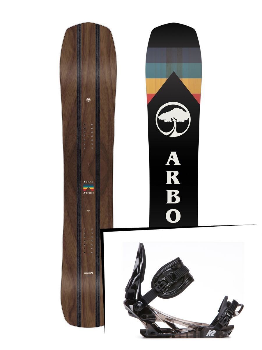 Set: Arbor A-Frame 2019 + K2 Mach black - Bild 1
