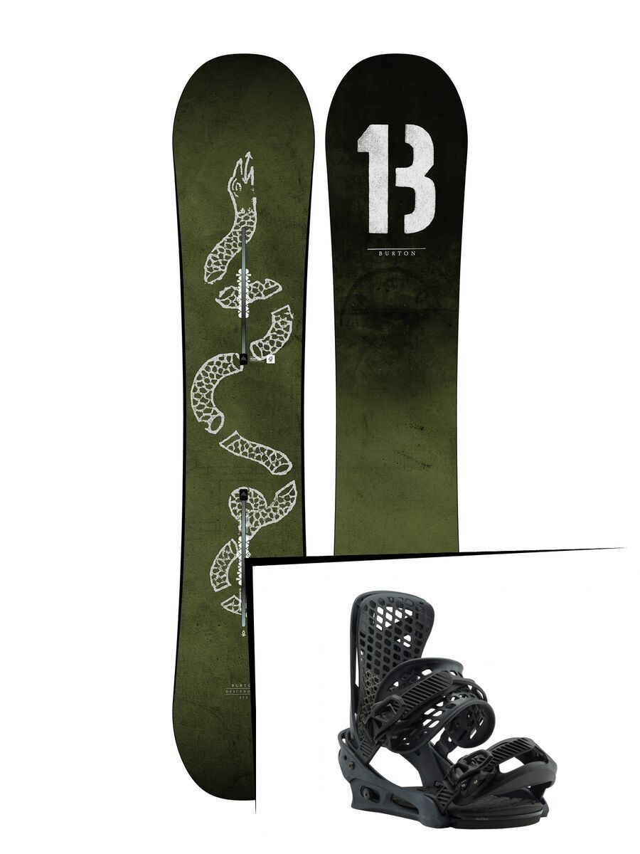 Set: Burton Descendant 2019 + Burton Genesis X black marble - Bild 1