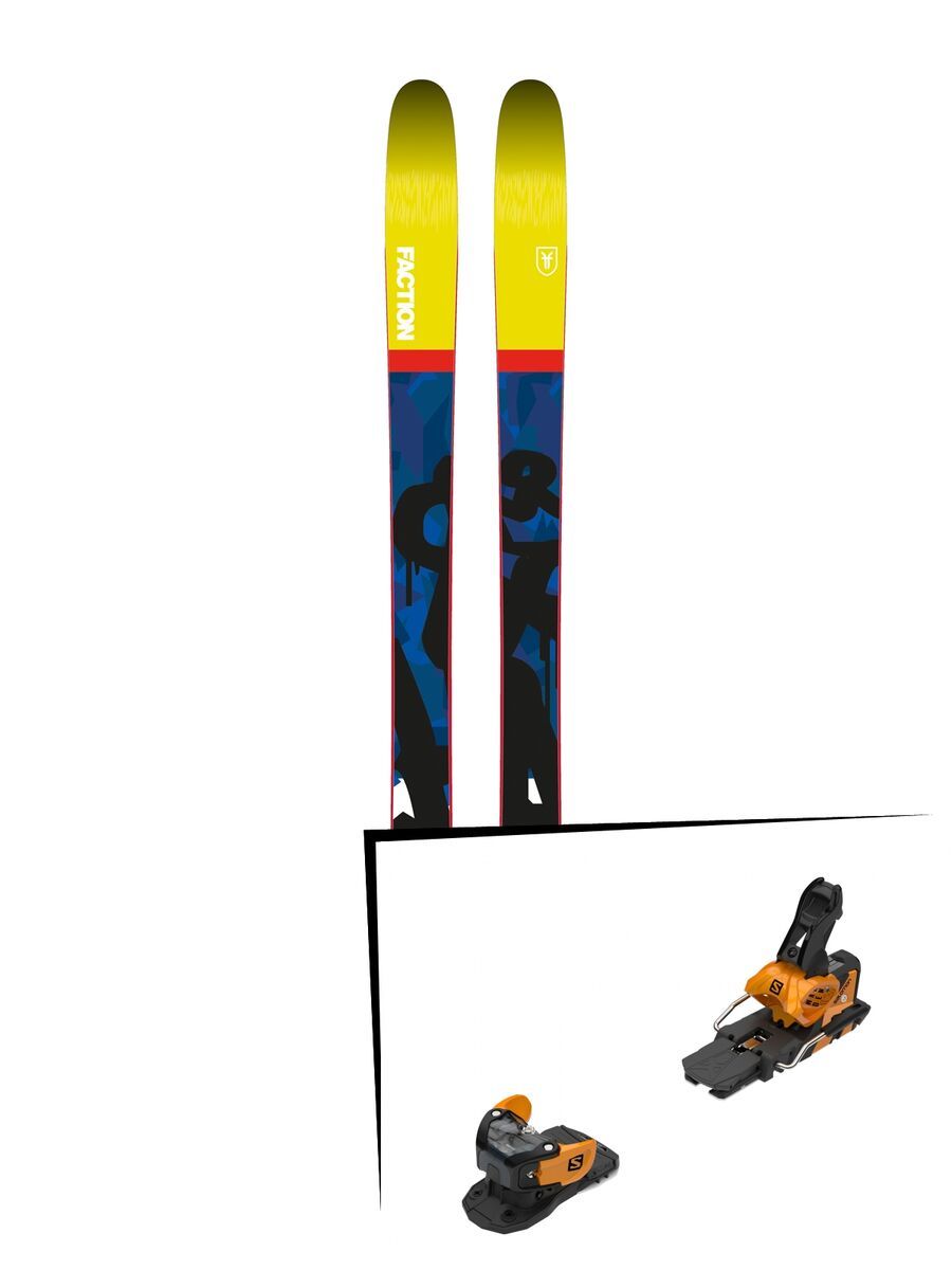 Set: Faction Prodigy 3.0 2018 + Salomon Warden MNC 13 saffron/black - Bild 1
