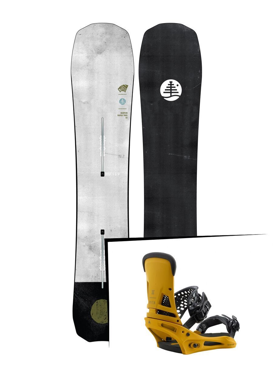 Set: Burton Family Tree Stun Gun 2019 + Burton Malavita colonel mustard - Bild 1
