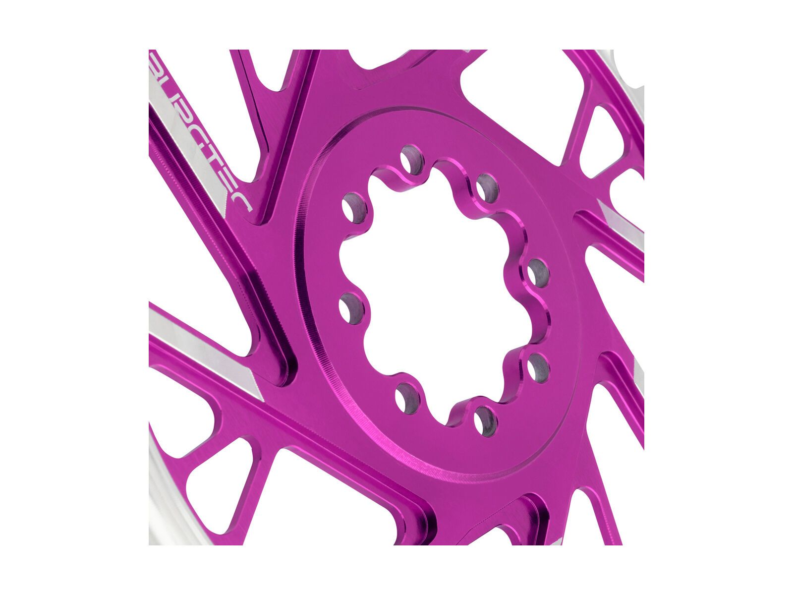 Burgtec 3 mm Offset Thick Thin Chainring SRAM 8-Bolt, purple rain - Bild 10