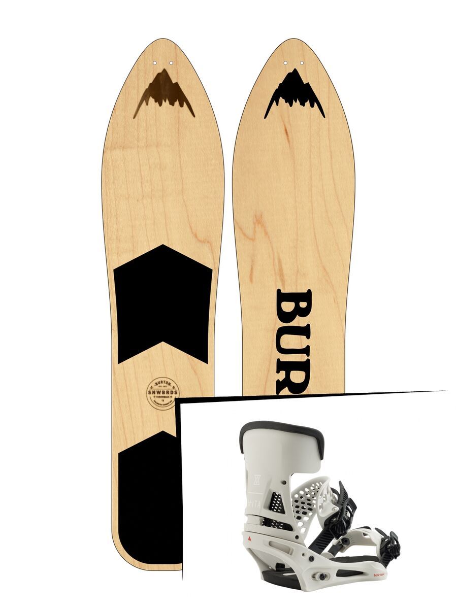 Set: Burton The Throwback 2019 + Burton Malavita vape cloud - Bild 1