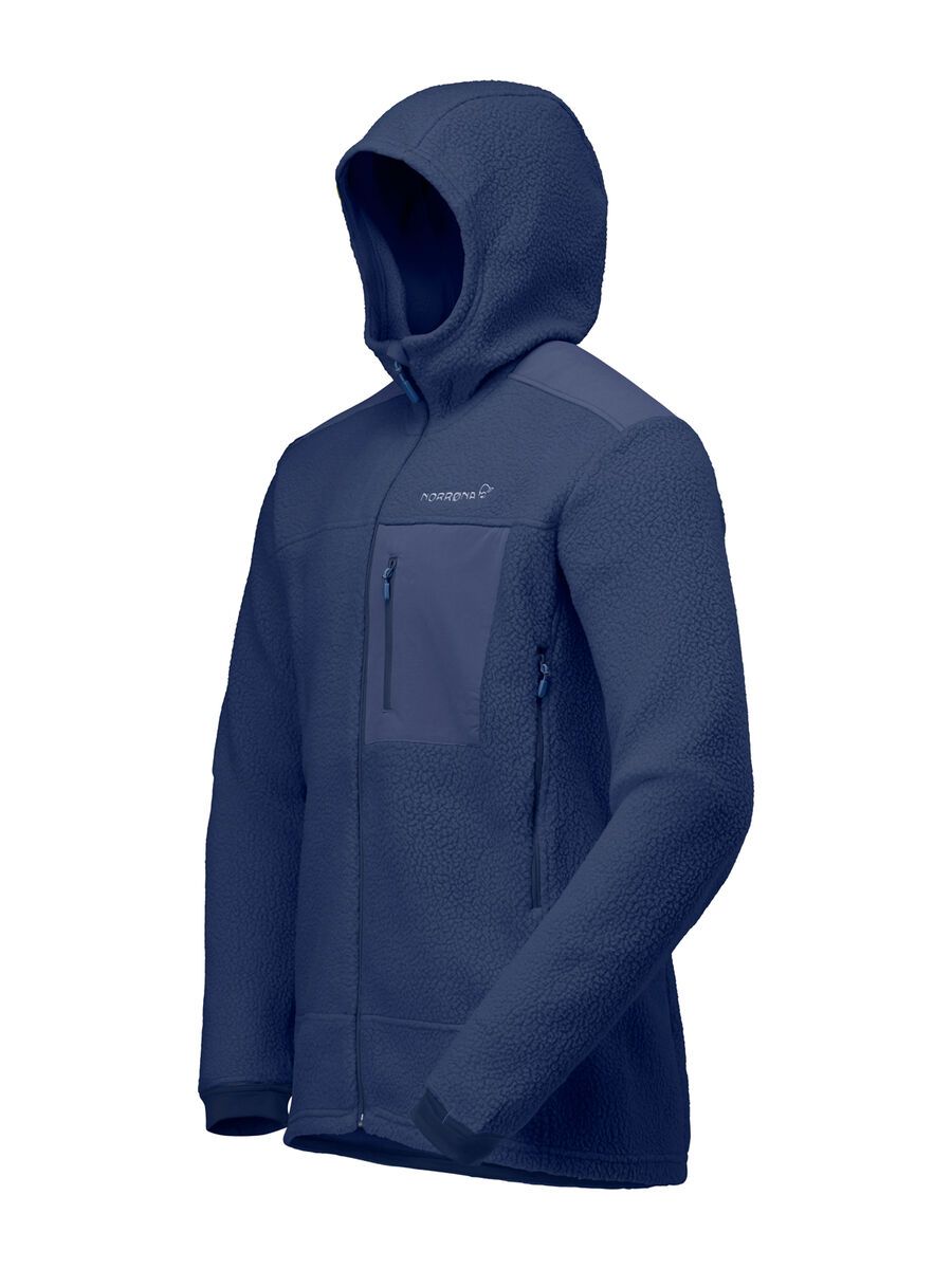 Norrona trollveggen warm3 Zip Hood M's, indigo night - Bild 3