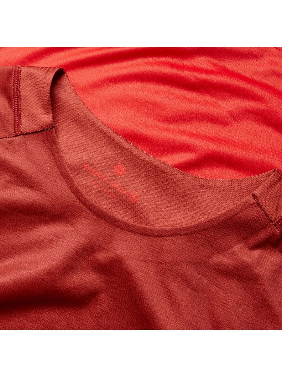 Endura Core Printed Printed T-Shirt (Langarm), flame red - Bild 3