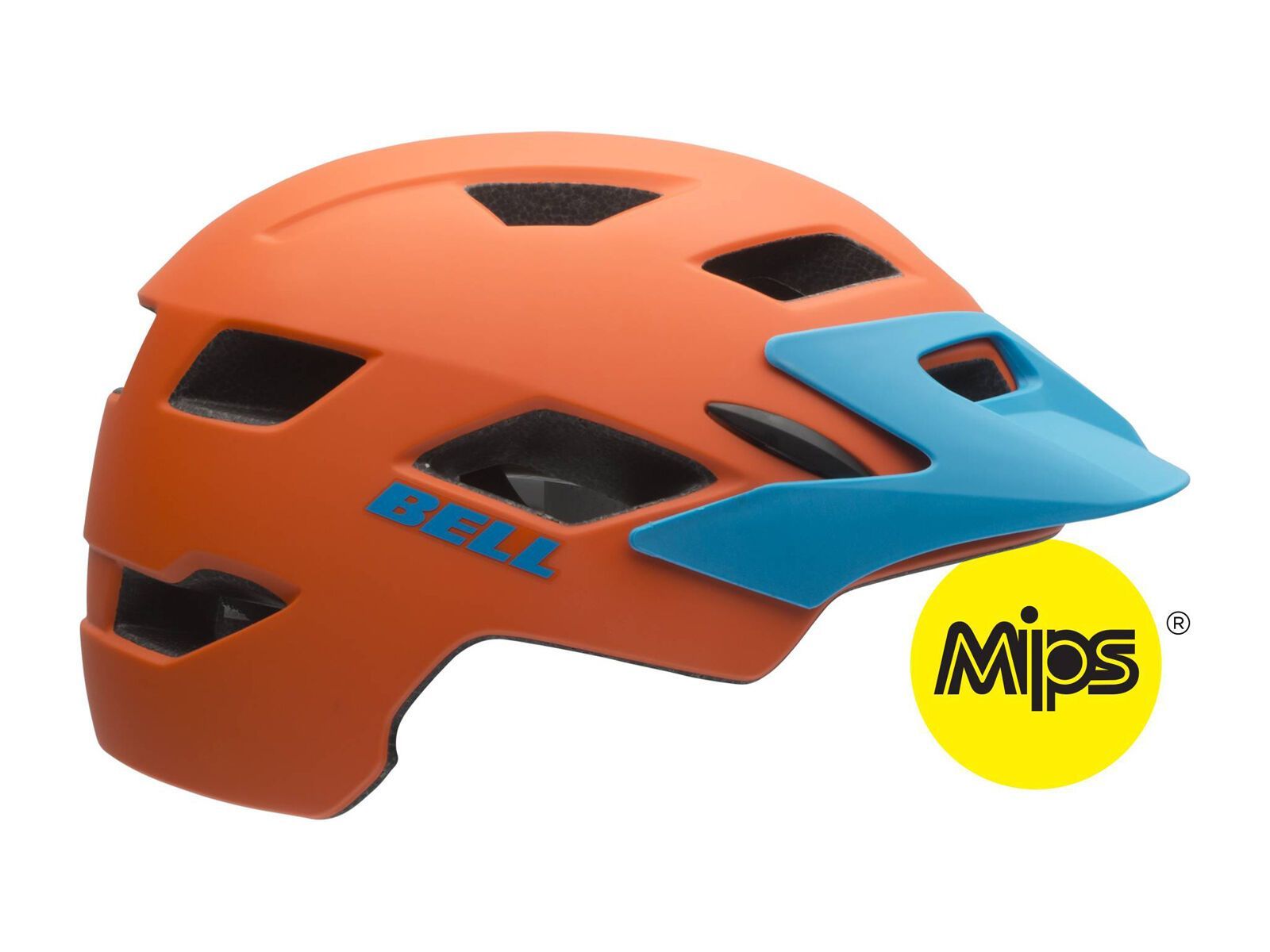 Bell Sidetrack Youth MIPS, matte orange - Bild 1