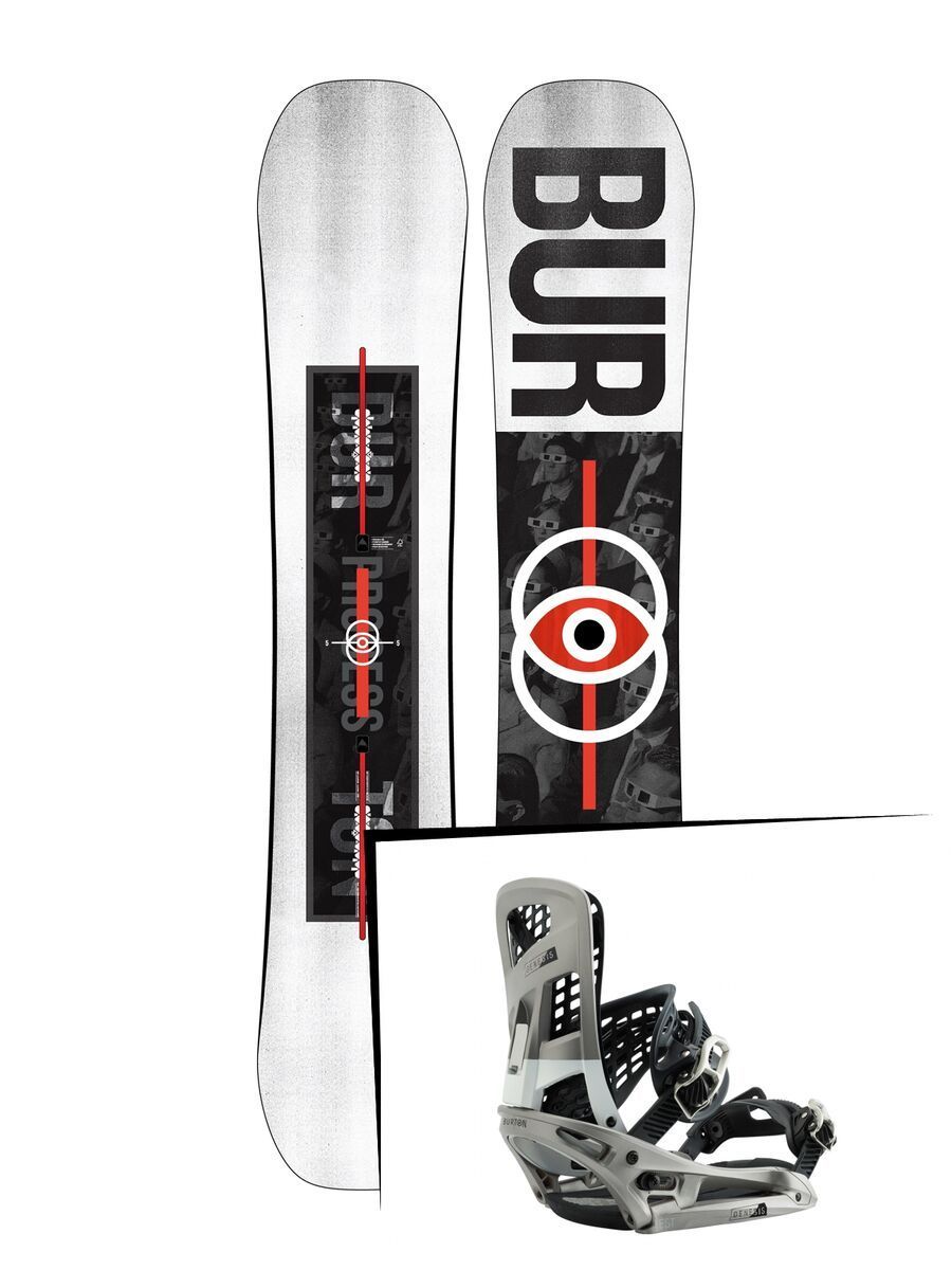 Set: Burton Process 2019 + Burton Genesis EST super silver - Bild 1