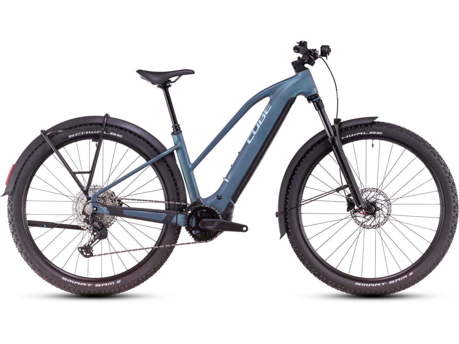 Cube Reaction Hybrid Pro 600 Allroad Trapeze 27.5, smaragdgrey´n´prism - Bild 1