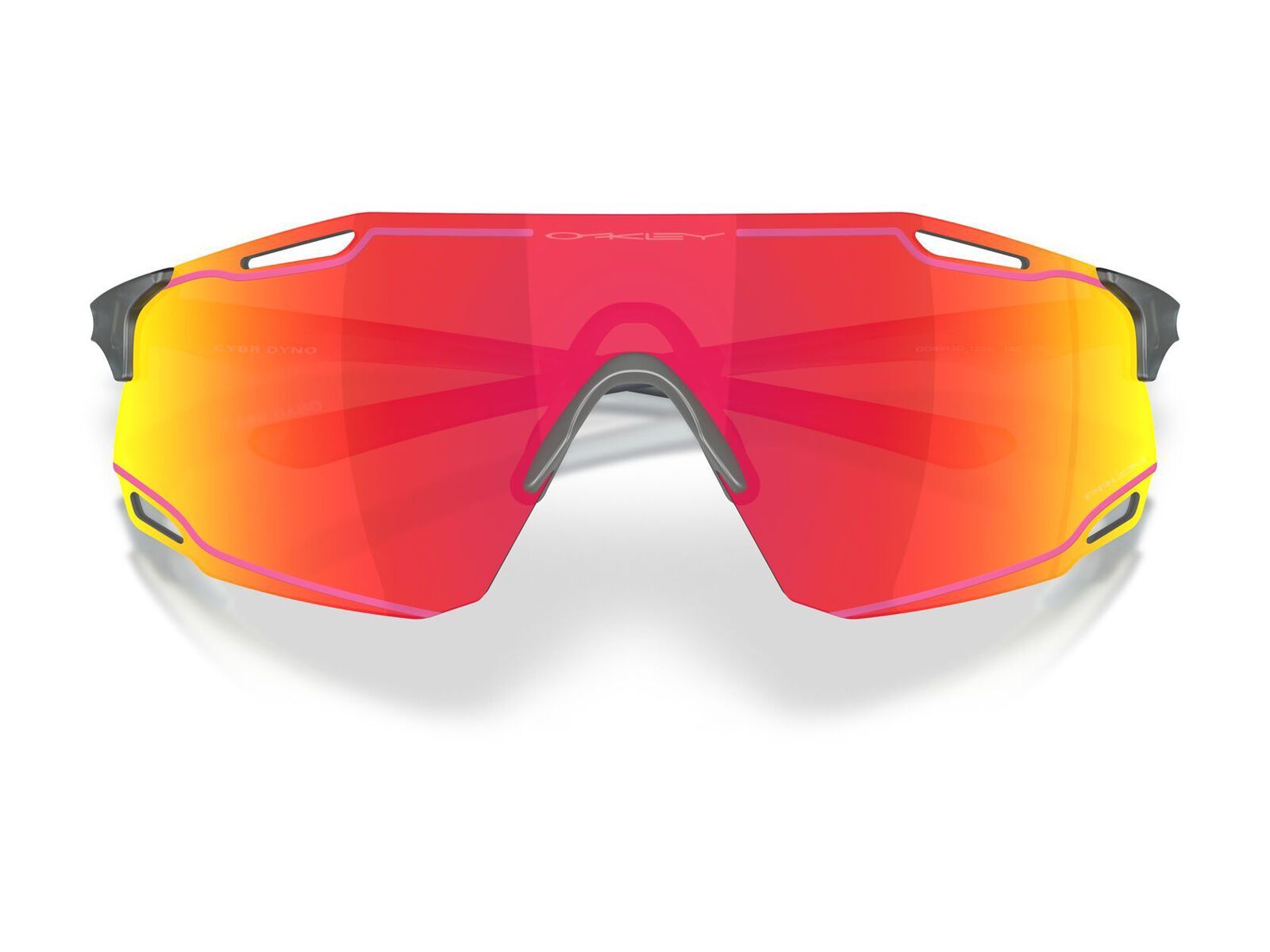 Oakley Cybr Dyno, Prizm Ruby w/ Pink Ink / matte crystal black - Bild 7