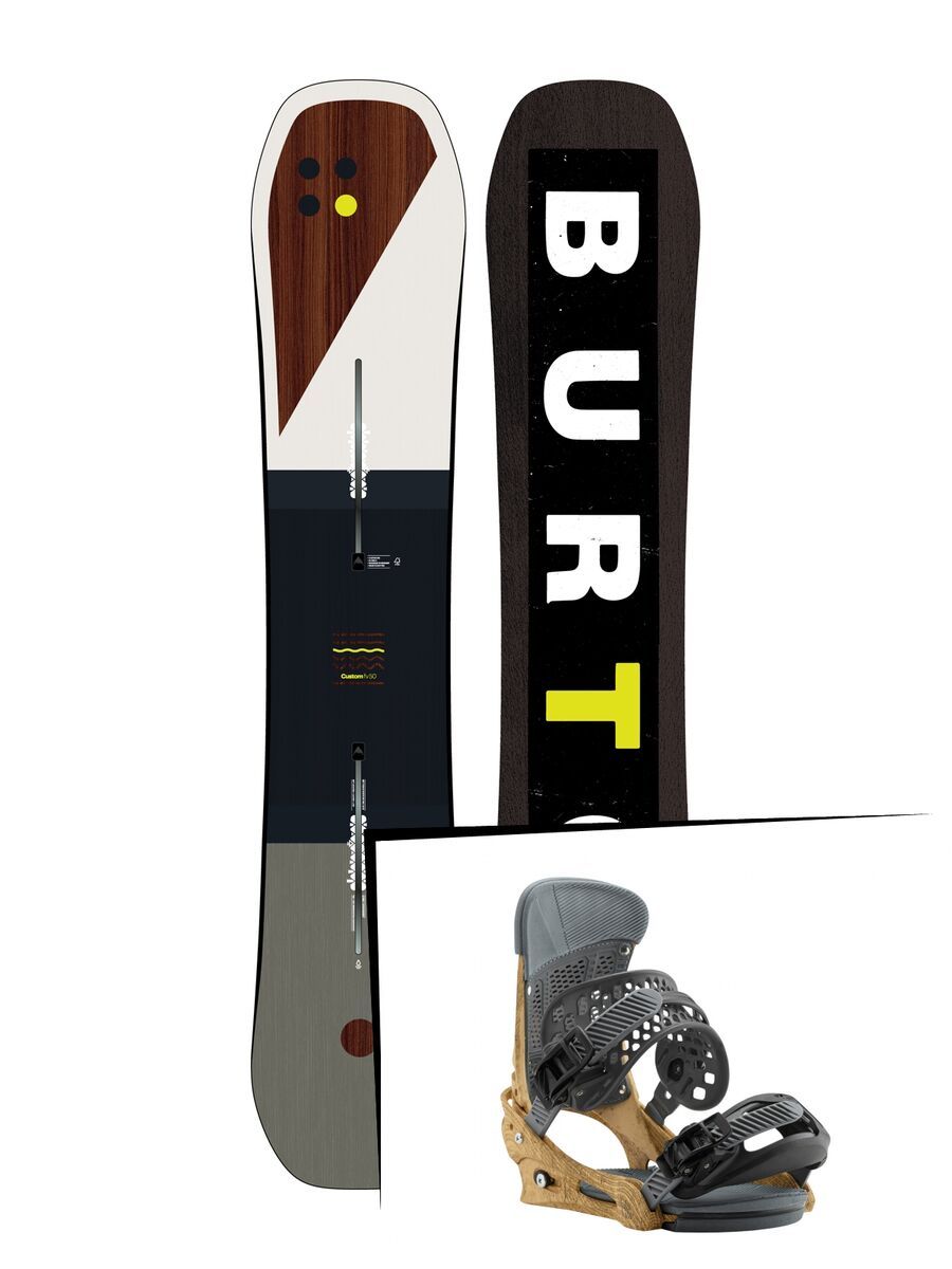 Set: Burton Custom Flying V 2019 +  Malavita (1931031S) - Bild 1