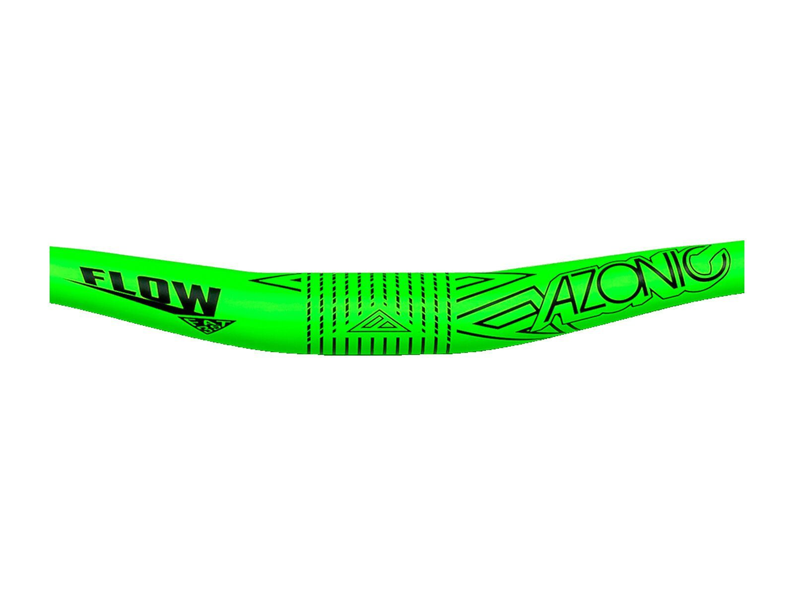 Azonic Flow FAT35 Handlebar 18 mm Rise, neon green - Bild 2