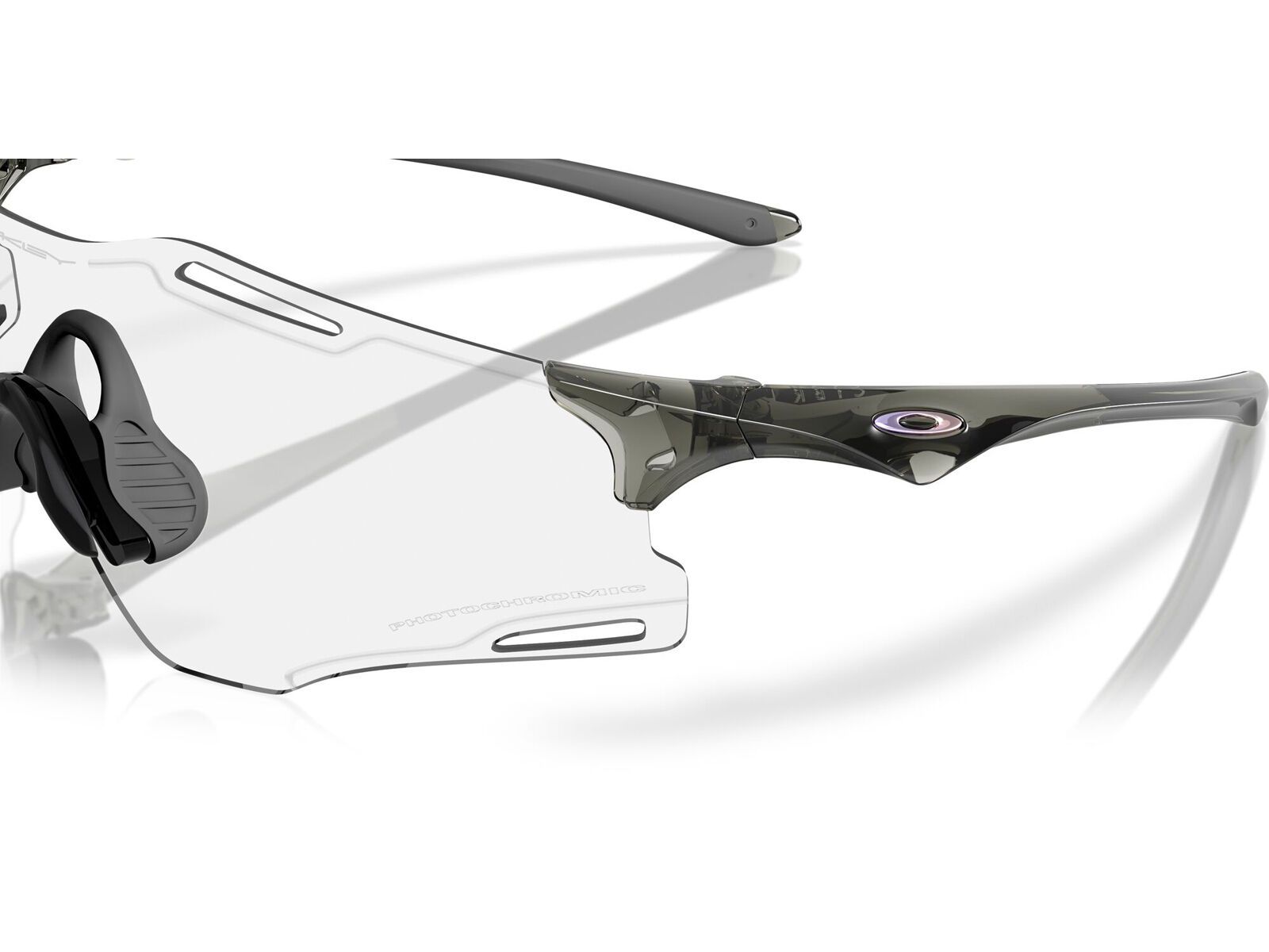Oakley Cybr Zero Cyber Collection, Clear To Black Iridium Photochromic  / trans grey smoke - Bild 4