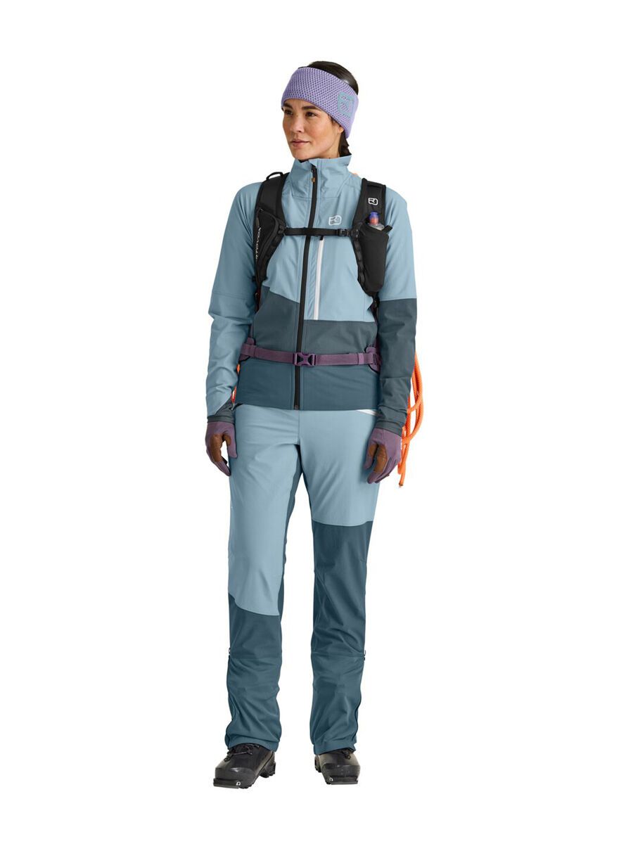 Ortovox Merino Airsolation Punta Berrino Jacket W, glacier grey - Bild 4