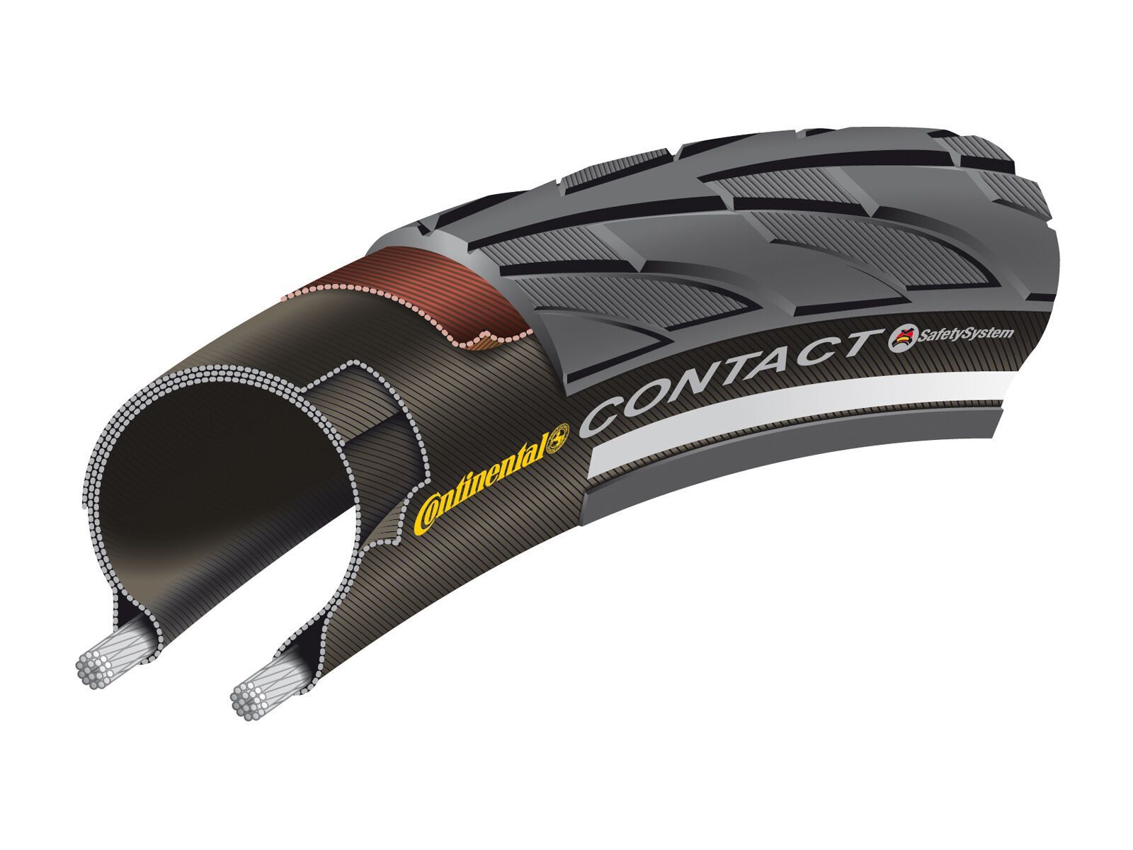Continental Contact II SafetySystemBreaker, 26 Zoll, black-reflex - Bild 3