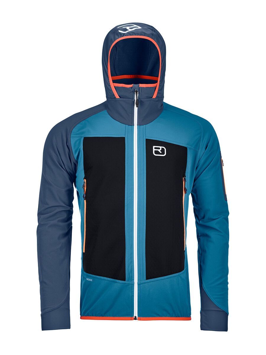 Ortovox Merino Naturtec Light Col Becchei Jacket M, blue sea - Bild 1